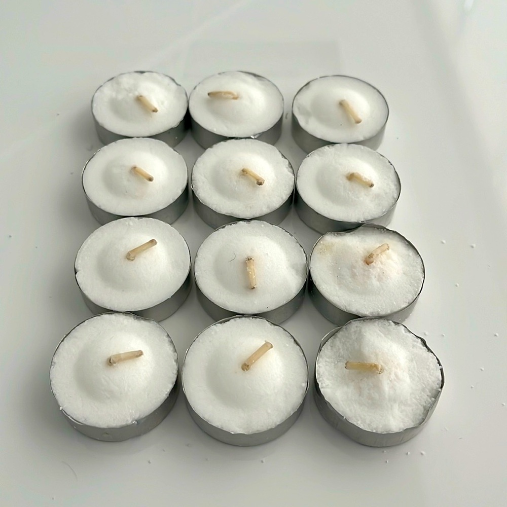 Unscented Tea Light Candles with 6-7 Hour